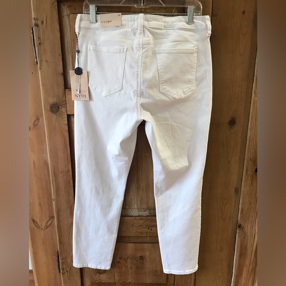 NYDJ Skinny Ankle Jeans Optic White - Picture 4 of 11